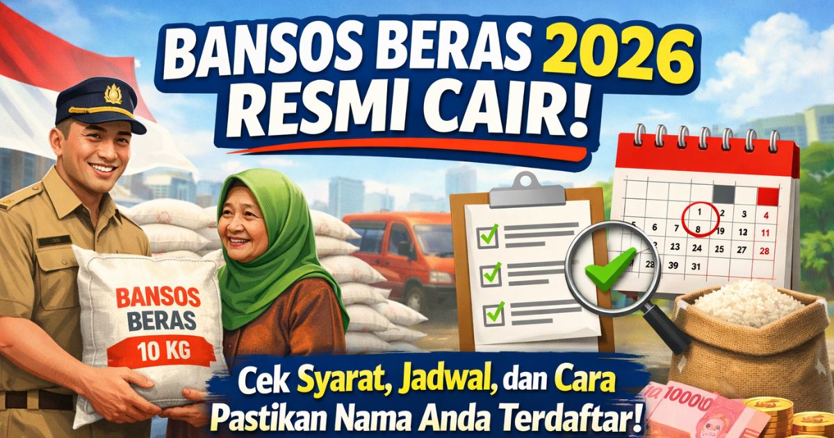 Bansos Beras 2026 Resmi Cair? Cek Syarat, Jadwal, dan Cara Pastikan Nama Anda Terdaftar!