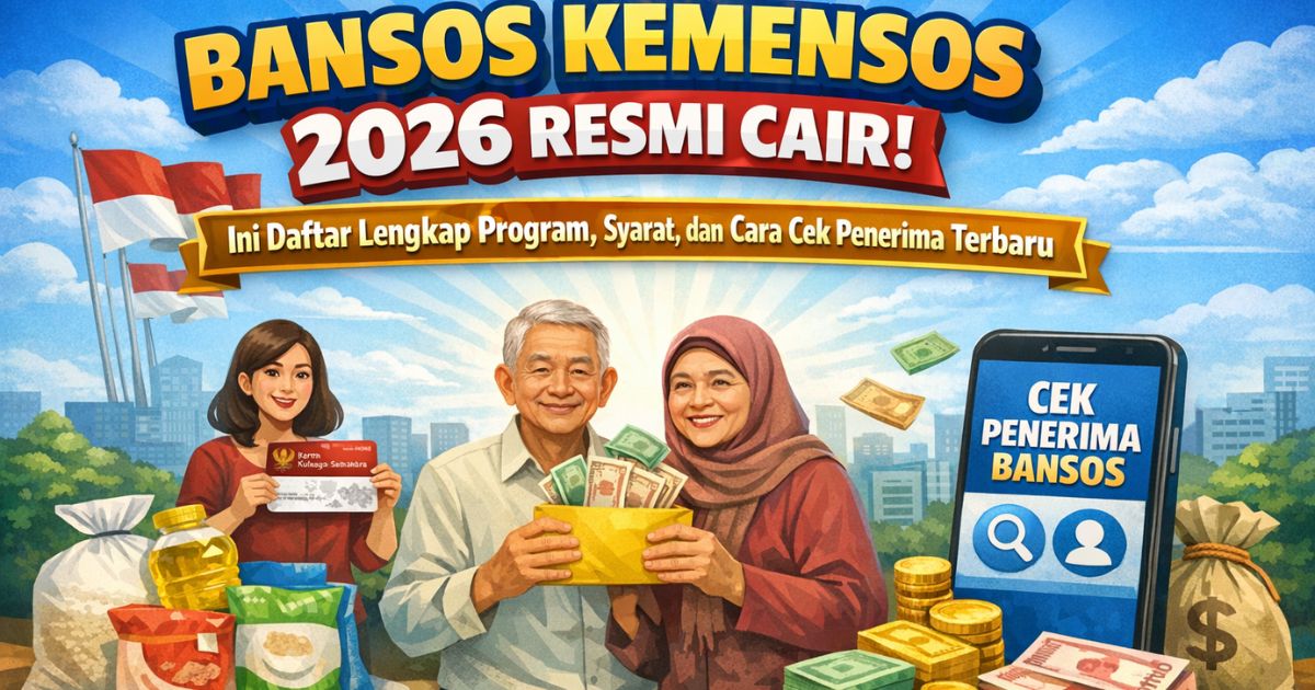 Bansos Kemensos 2026 Resmi Cair! Ini Daftar Lengkap Program, Syarat, dan Cara Cek Penerima Terbaru