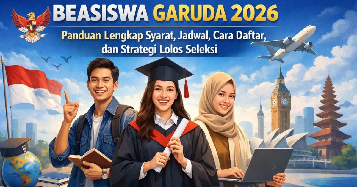 Beasiswa Garuda 2026: Panduan Lengkap Syarat, Jadwal, Cara Daftar, dan Strategi Lolos Seleksi