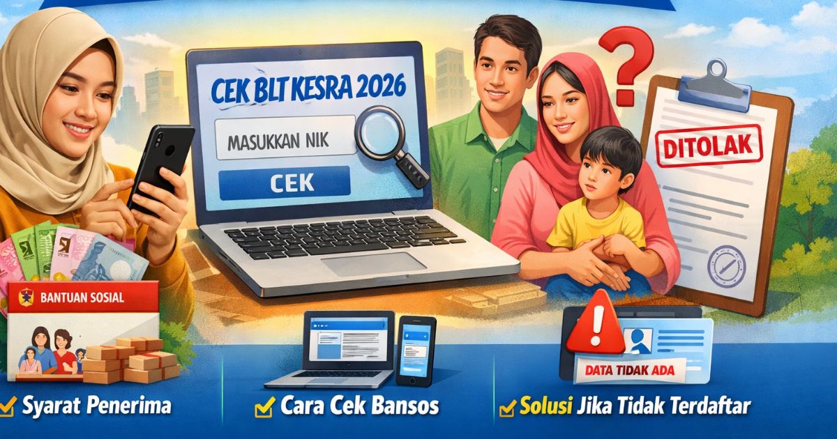Cara Cek BLT Kesra 2026 Terbaru: Panduan Lengkap, Syarat, dan Solusi Jika Tidak Terdaftar