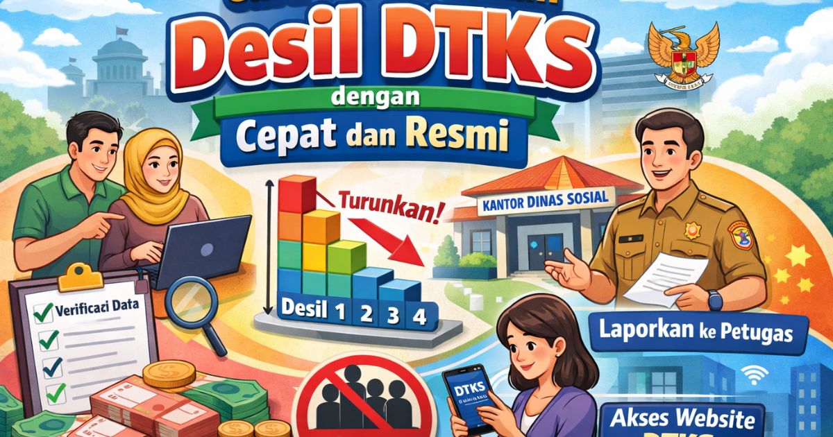 Cara Menurunkan Desil DTKS dengan Cepat dan Resmi