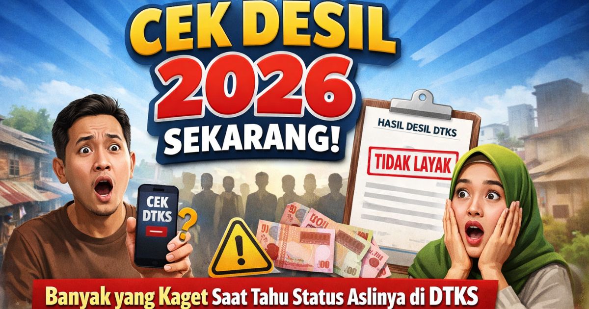 Cek Desil 2026 Sekarang! Banyak yang Kaget Saat Tahu Status Aslinya di DTKS