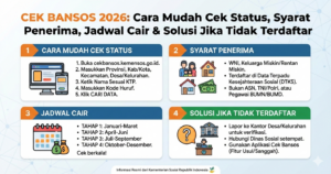 Cek Bansos 2026: Cara Mudah Cek Status, Syarat Penerima, Jadwal Cair & Solusi Jika Tidak Terdaftar