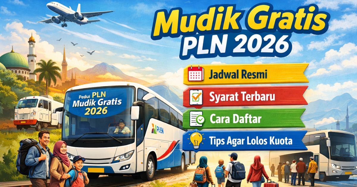 Mudik Gratis PLN 2026: Jadwal Resmi, Syarat Terbaru, Cara Daftar, dan Tips Agar Lolos Kuota