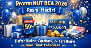 Promo HUT BCA 2026 Resmi Hadir! Daftar Diskon, Cashback, dan Cara Klaim Agar Tidak Kehabisan