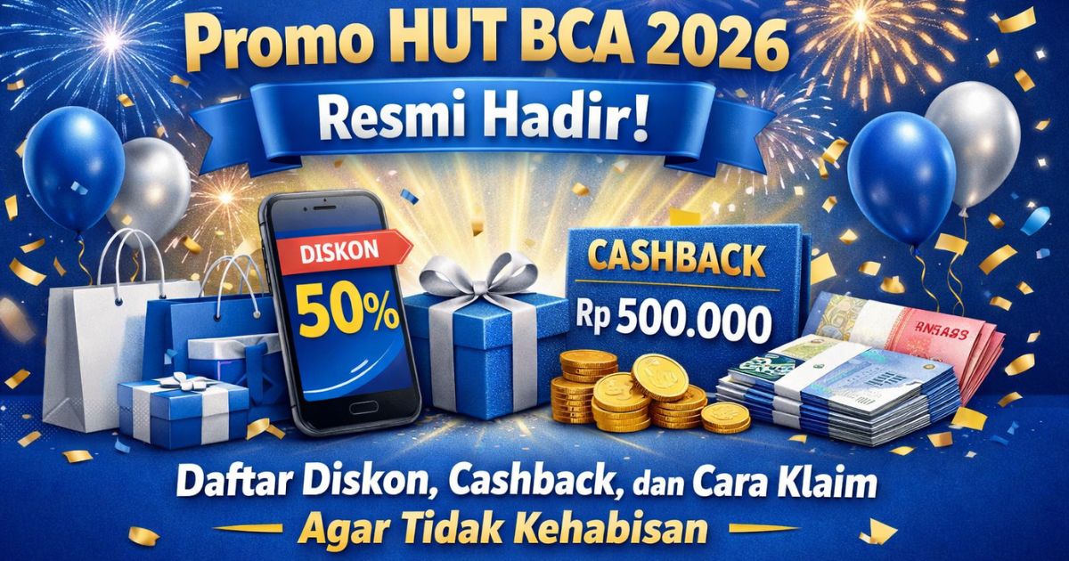 Promo HUT BCA 2026 Resmi Hadir! Daftar Diskon, Cashback, dan Cara Klaim Agar Tidak Kehabisan