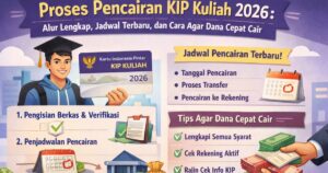 Proses Pencairan KIP Kuliah 2026: Alur Lengkap, Jadwal Terbaru, dan Cara Agar Dana Cepat Cair
