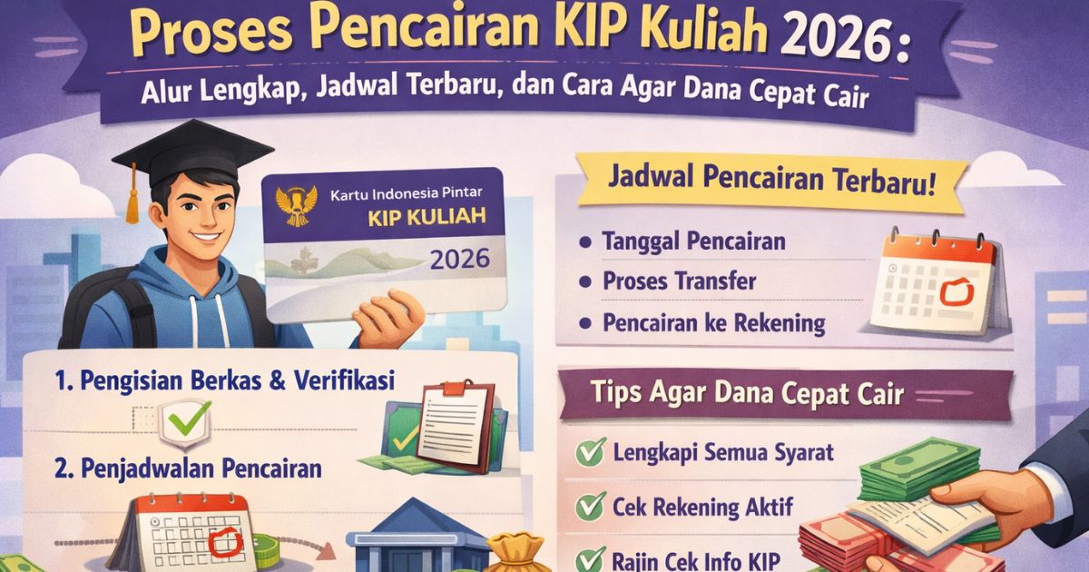Proses Pencairan KIP Kuliah 2026: Alur Lengkap, Jadwal Terbaru, dan Cara Agar Dana Cepat Cair