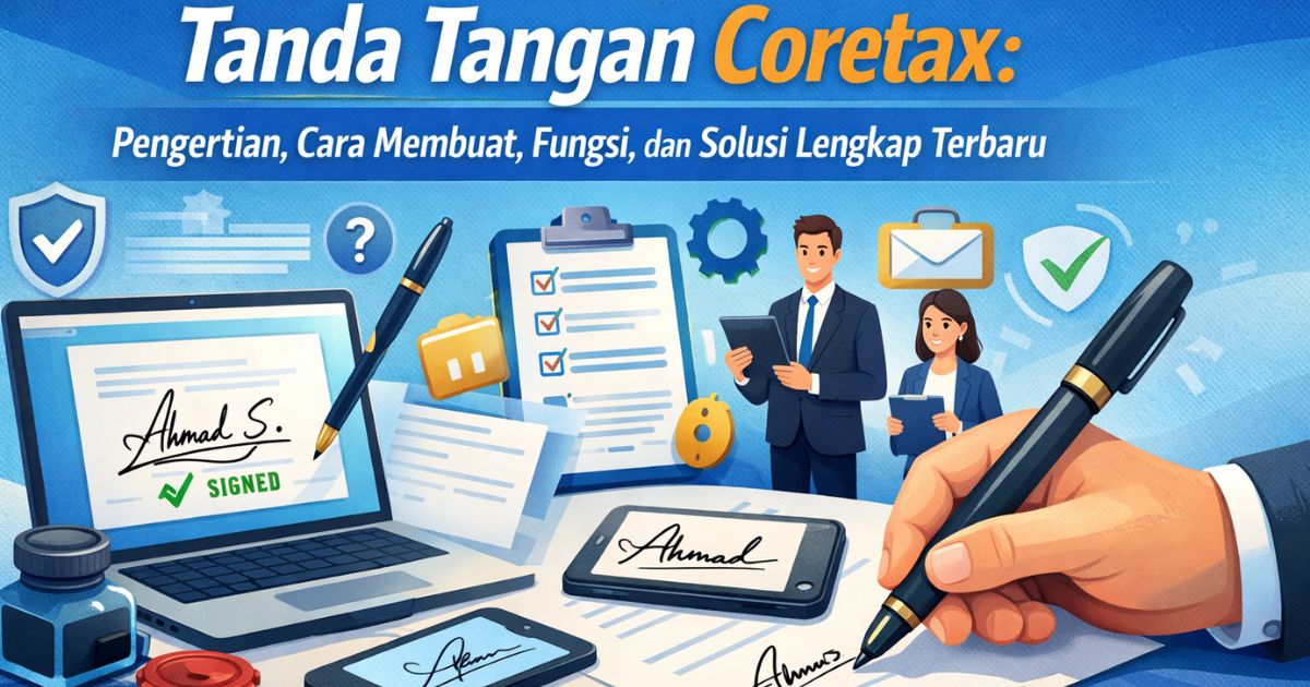 Tanda Tangan Coretax: Pengertian, Cara Membuat, Fungsi, dan Solusi Lengkap Terbaru