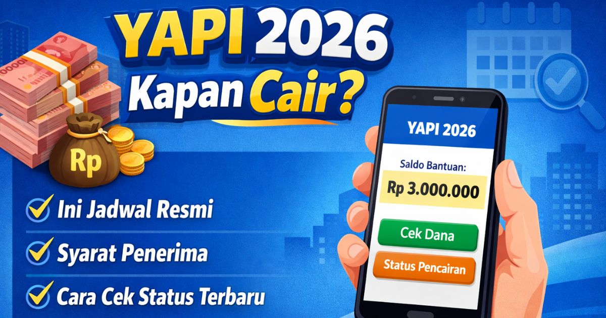 YAPI 2026 Kapan Cair? Ini Jadwal Resmi, Syarat Penerima, dan Cara Cek Status Terbaru
