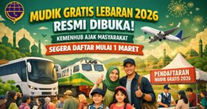 Mudik Gratis Lebaran 2026 Resmi Dibuka, Kemenhub Ajak Masyarakat Segera Daftar Mulai 1 Maret