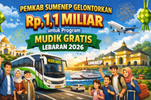 Pemkab Sumenep Gelontorkan Rp 1,1 Miliar untuk Program Mudik Gratis Lebaran 2026
