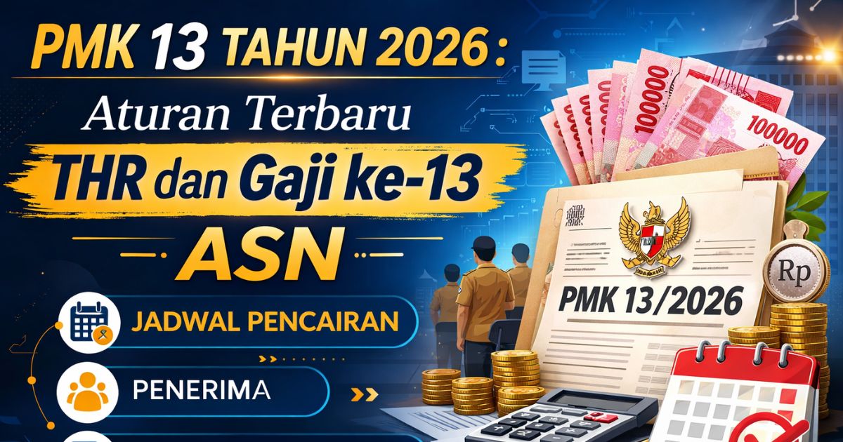 PMK 13 Tahun 2026: Aturan Terbaru THR dan Gaji ke-13 ASN, Jadwal Pencairan, Penerima, dan Mekanisme Lengkap