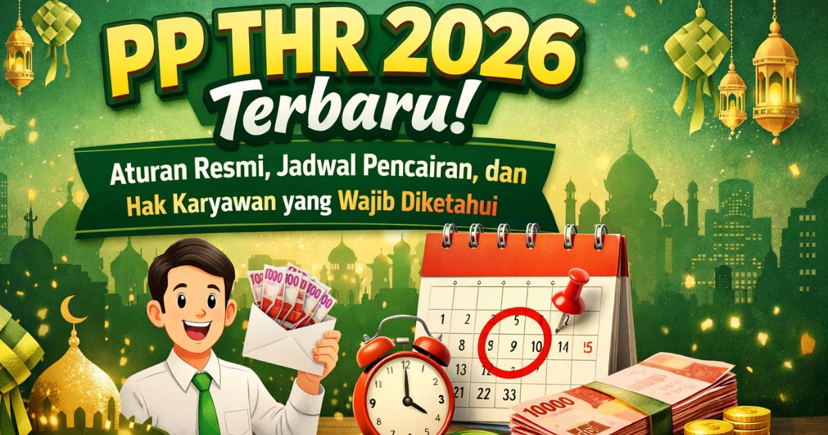 PP THR 2026 Terbaru: Aturan Resmi, Jadwal Pencairan, dan Hak Karyawan yang Wajib Diketahui