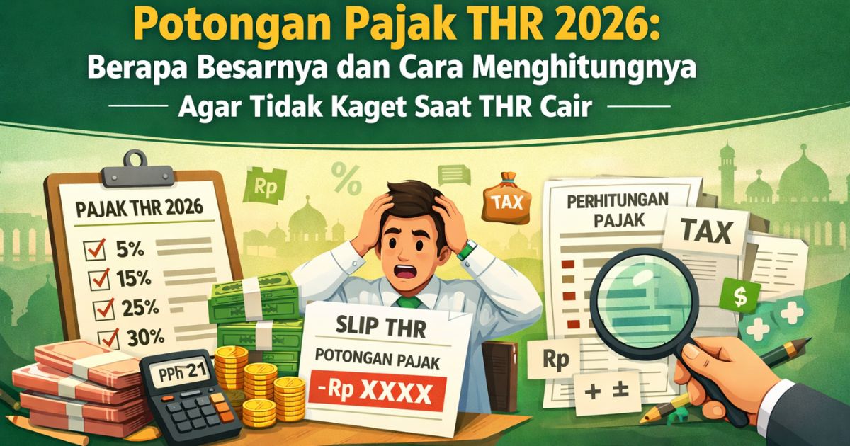 Potongan Pajak THR 2026: Berapa Besarnya dan Cara Menghitungnya Agar Tidak Kaget Saat THR Cair